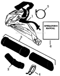 Page A Diagram and Parts List for VA1205VACKIT  Weed Eater Leaf Blower / Vacuum